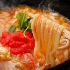明太玉子とじうどん