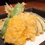 夏野菜の天ぷら　７３０円