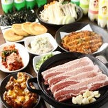 60種以上の韓国料理を味わえる食べ飲み放題コース2,980円(税抜)