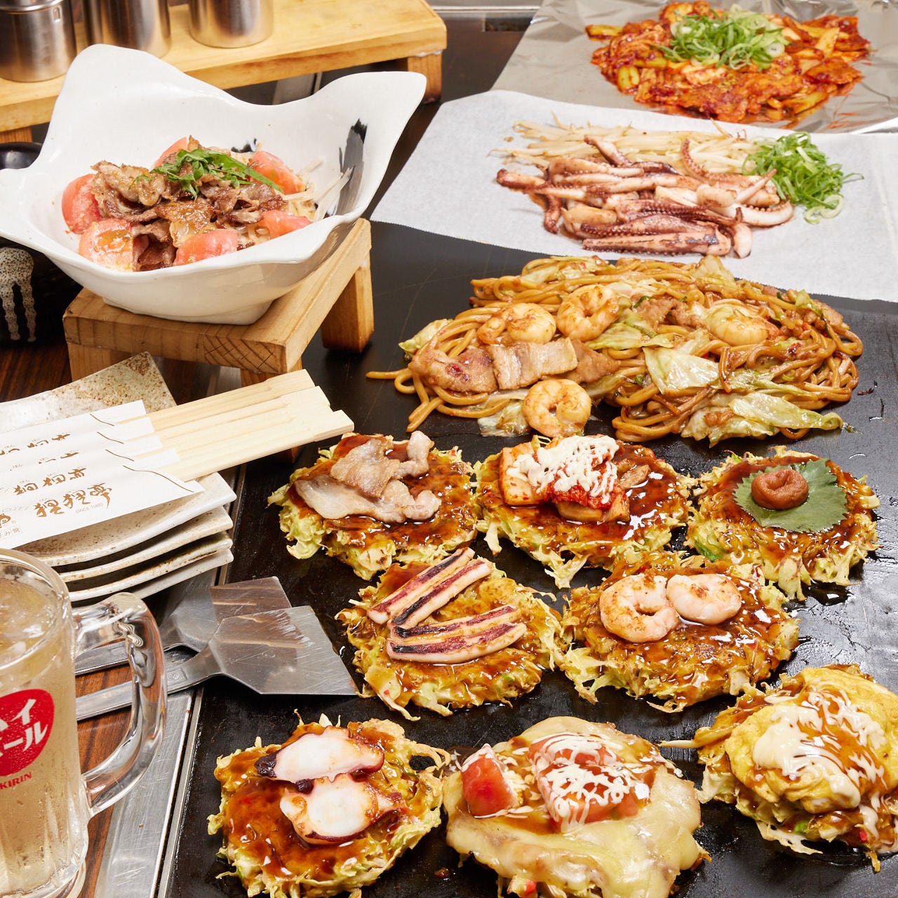 鉄板焼きとお好み焼き 狸狸亭鶴橋店