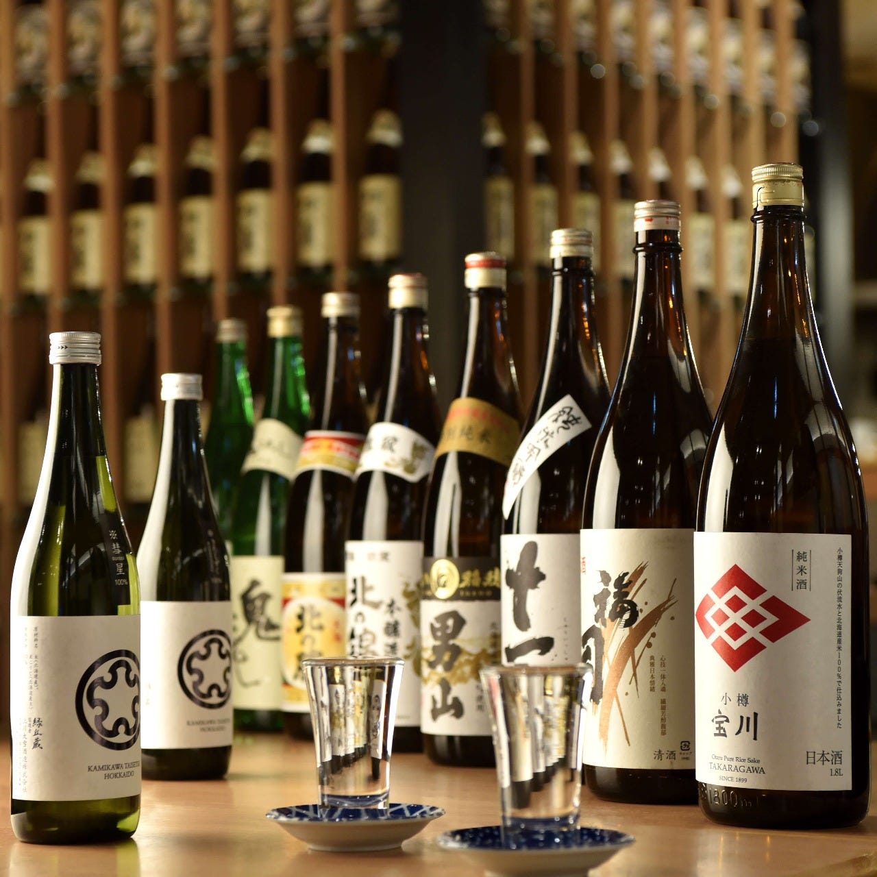 厳選した北海道限定の日本酒！