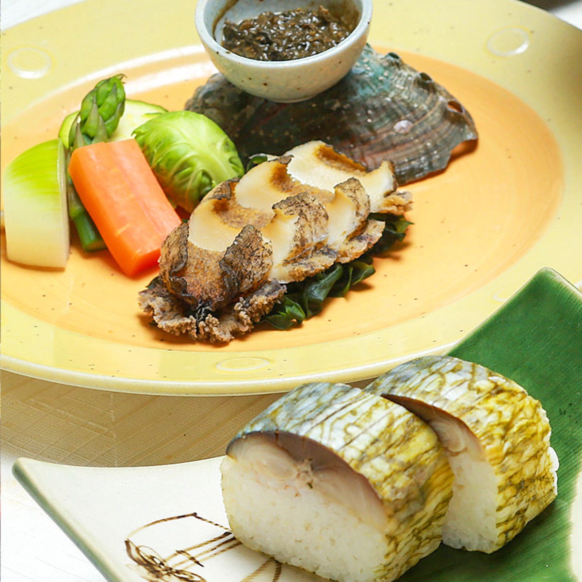 三陸鮑ステーキに旬の魚介 珍味 八戸郷土料理コース お料理８品 7 900円 接待 観光 八戸海鮮 の詳細 魚食家 きんき 八戸 魚料理 ぐるなび