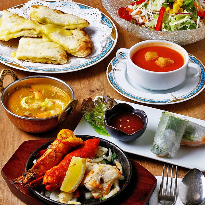 インドレストラン Bindu 梅田阪急グランドビル店 本格インド料理食べ放題