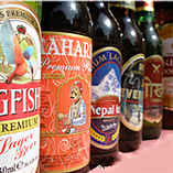 インドで人気のビールやワイン、ウイスキーなどを取り揃え！