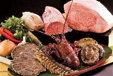 【鉄板焼×カウンター席】A5黒毛和牛＆鮑＆伊勢海老コース「愛宕」