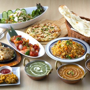 インド・ネパール料理 Miya Curry(宮カレー)_【宮パーティープラン※生ビール付き飲み放題セット】人気のカレー、ナンピザなど料理8品