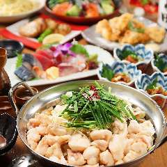 季節限定の鍋コースは博多もつ鍋をご用意！
