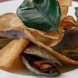 New Zealand Fresh Green Mussels Steamed in White Wine Baimakkuru Flavor