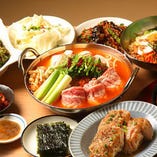 話題の韓国料理や肉料理が食べ放題で楽しめる！