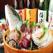 新鮮な魚と日本酒がオススメ！