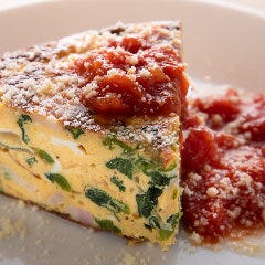 季節野菜と絶品卵のフリッタータ