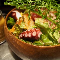 魚介のサラダ（自家製ドレッシング）