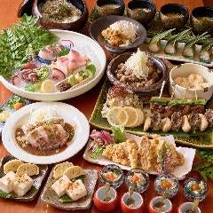 博多 表邸_【九州味めぐりコース】〜九州七県の名物料理を満喫〜〜飲み放題120分〜［料理のみ:5,200円］