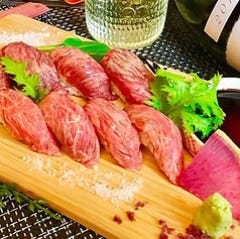 和牛握りの盛り合わせ