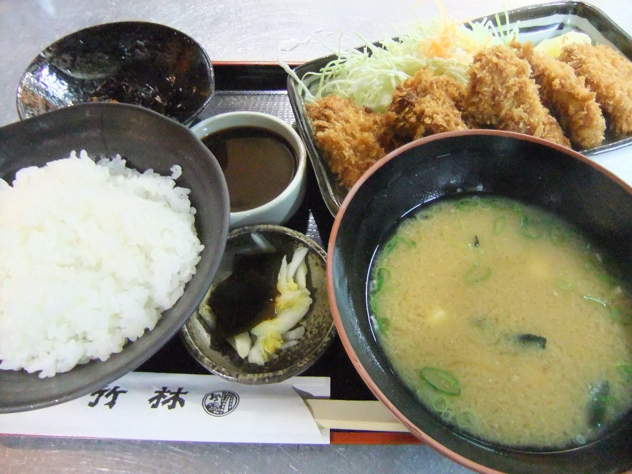 珍竹林 阪急東通り店のヒレカツ定食