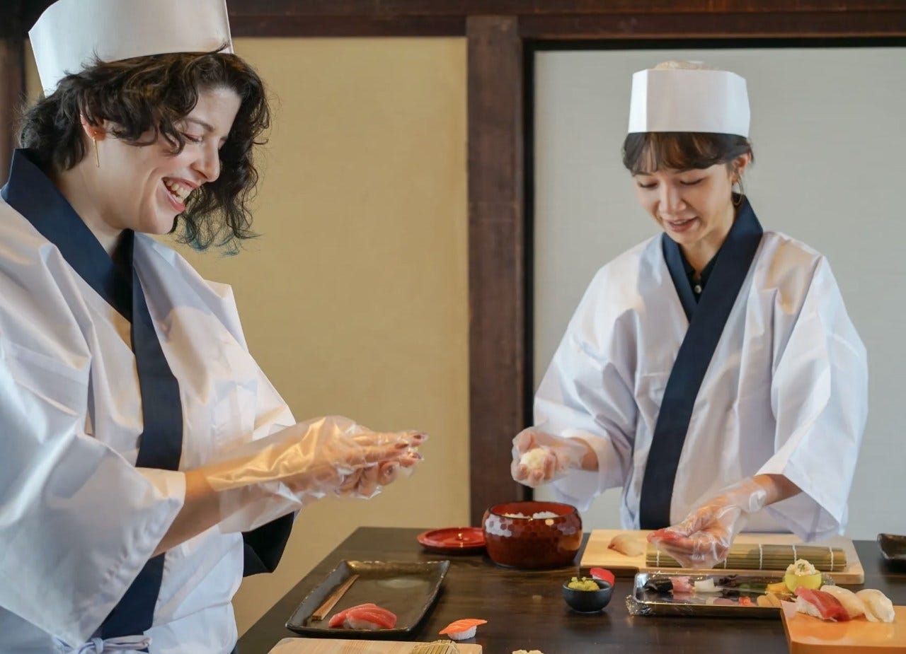 結 Sushi－making class in Kyoto