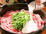 【季節限定】豚すきとろろ焼き鍋