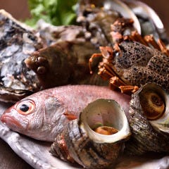 素材の味がひかる海の幸！