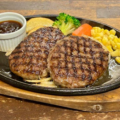 ステーキレストラン吉田_静岡牛ダブルハンバーグランチ