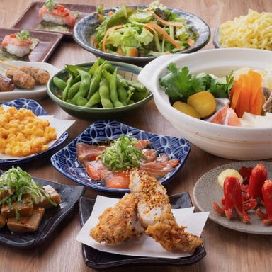 大衆酒場 きたぎん☆トーキョー_【石狩鍋「味噌」コース】2時間飲み放題付き★5,000円《全11品》【歓送迎会】