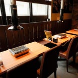 テーブル席【1～12名様まで】お仲間とのお食事に最適な使いやすいテーブル席