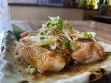【人気の一品】鶏モモ焼き ニンニク酢醤油