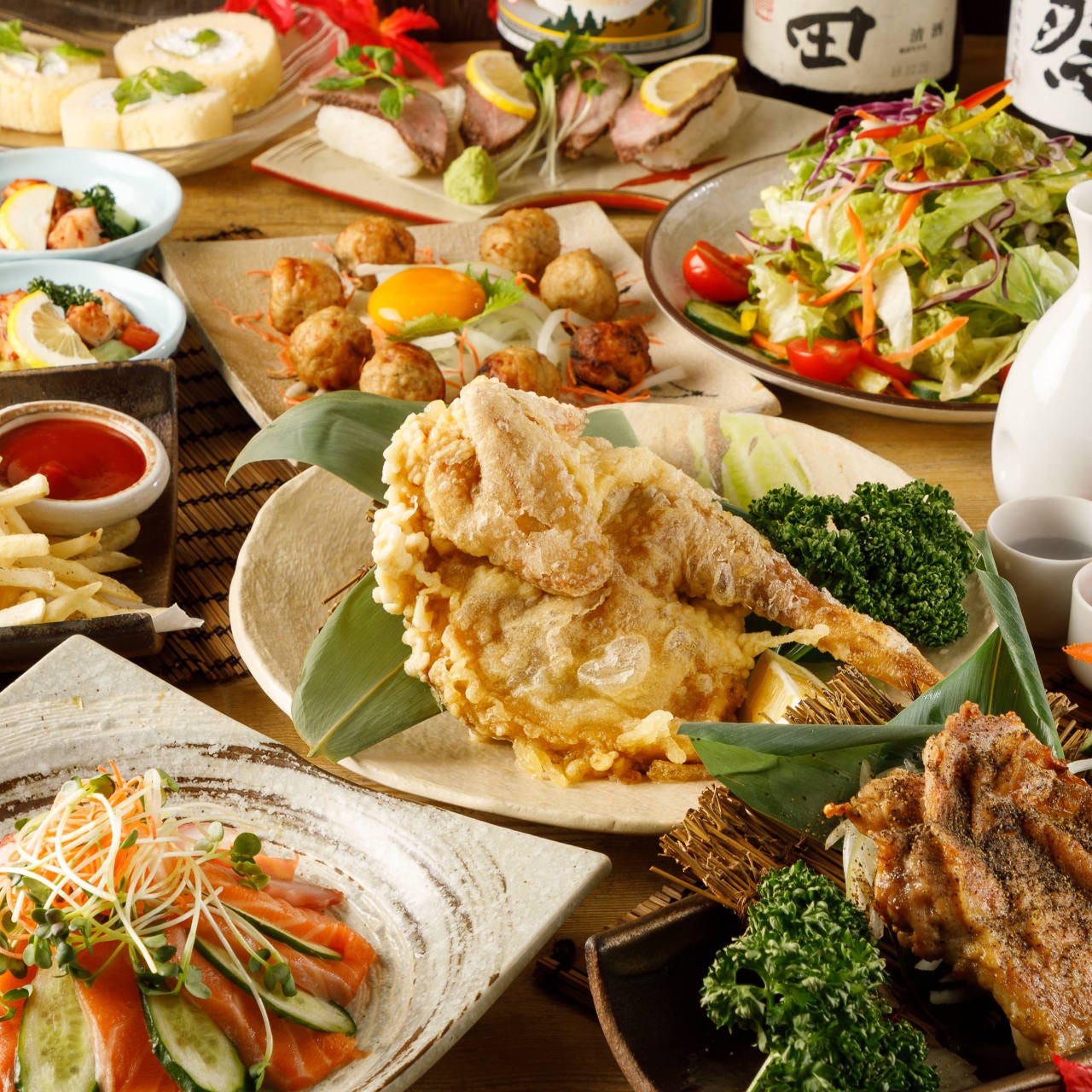 5つの小で楽しく会食 上州半羽地鶏を堪能 小池さんの忘年会コース 飲み放題付 全7品 5000円 3500円の詳細 手作り料理 大井町の名物家 大井町 居酒屋 ぐるなび