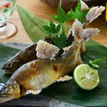 気軽に本格和食を・・・
夏の味覚鮎の塩焼き