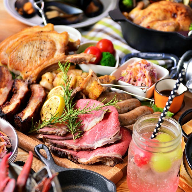 肉バル 梅田 Meat Camp ミートキャンプ 東通り 堂山 バーベキュー ぐるなび