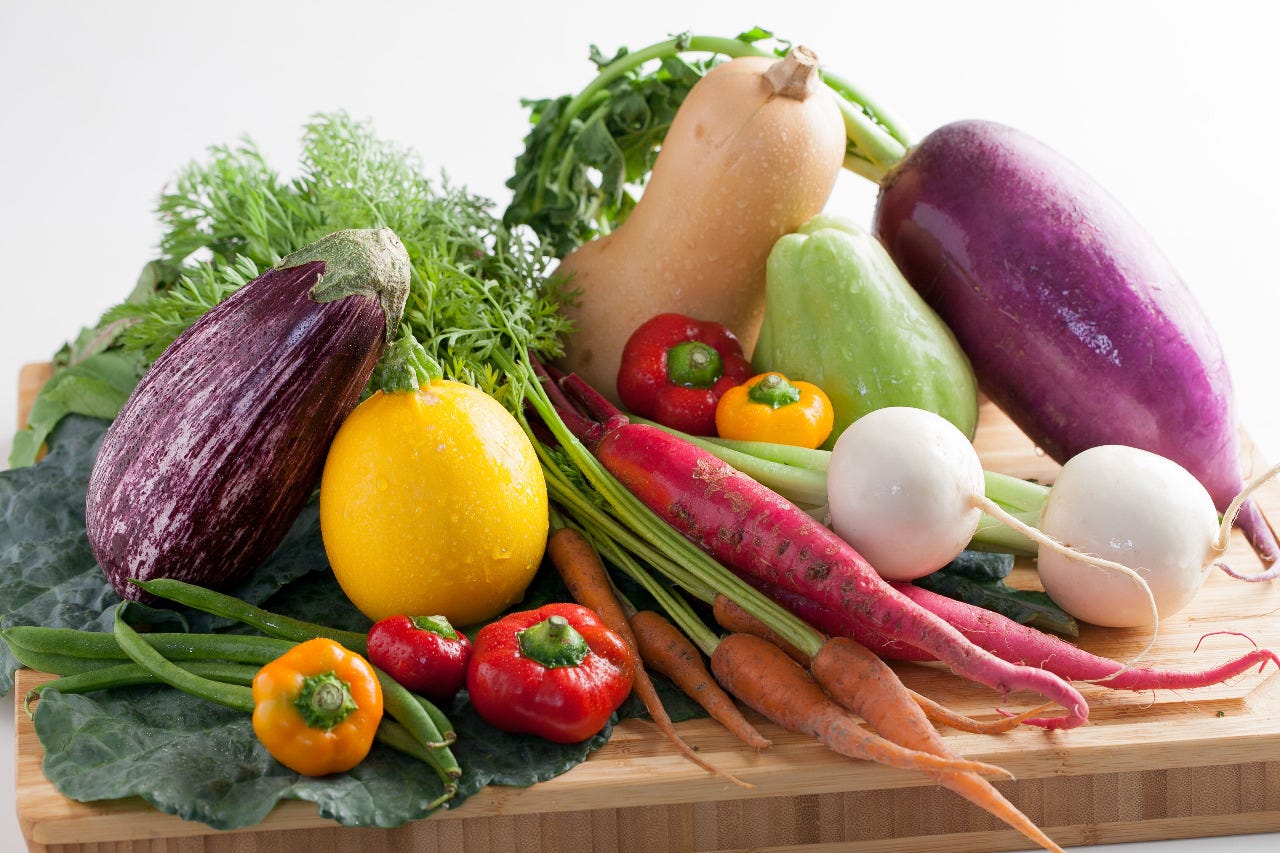 農家から仕入れる農薬不使用新鮮野菜