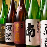 全国の地酒は常時20種類！4タイプに分割した日本酒表でお好みを