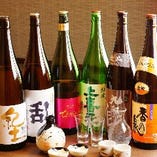 日本酒、地酒豊富にご用意しております。