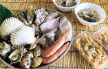 海鮮焼き物と流王名物「牡蠣飯」のついたお手軽コースです。