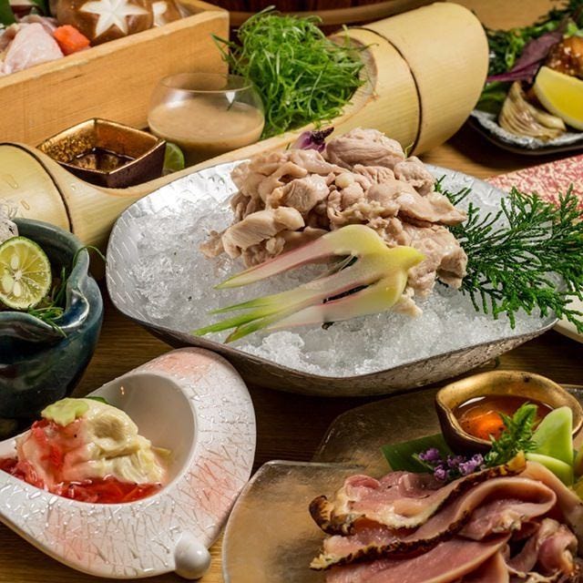 3hプレミアム飲み放題付10品 鶏の極みコース 6450円 4999円 ぐるなび限定 宴会 女子会の詳細 地鶏と本格和食 無尽蔵 町田駅前店 町田 居酒屋 ぐるなび