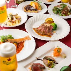 味だけでなく見ためにもこだわったお料理をコースでご提供します