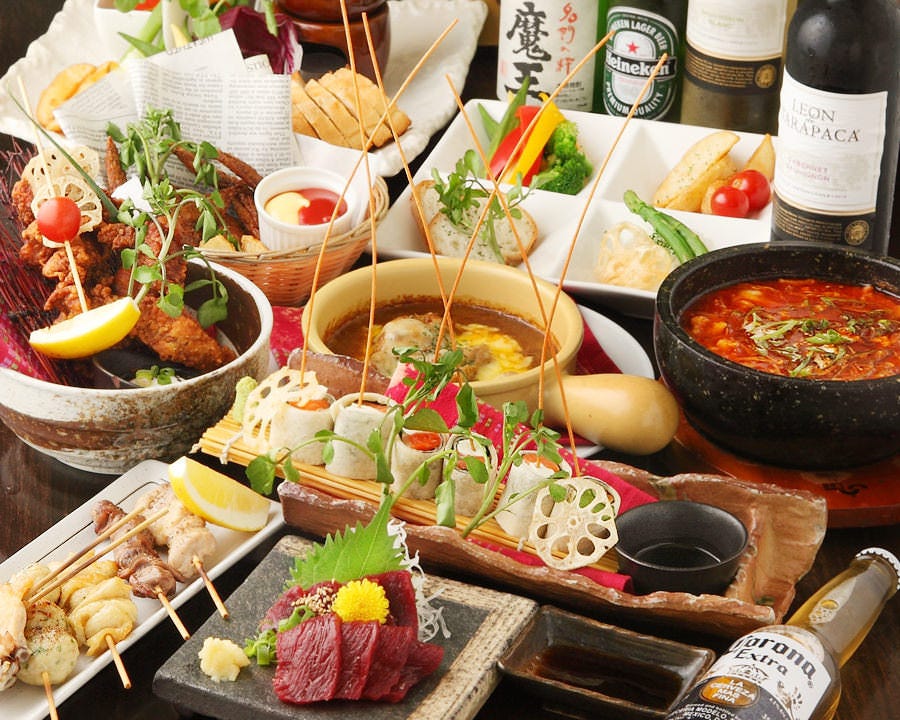 女性に大人気 2h飲み放題付 満ぷく コース 全７品 の詳細 ちゃんと家 成田 佐原 居酒屋 ぐるなび