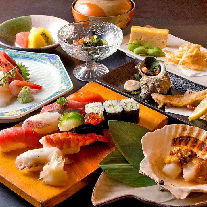豪華に寿司宴会◆2H飲放題付6000円～