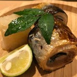 秋刀魚の梅肉包み焼き