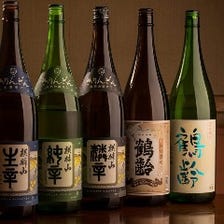 新潟県内各地の地酒をご用意。