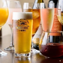 生ビールをはじめワインカクテルなど多彩なラインナップ◎