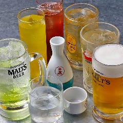 豊富な飲み放題メニュー！ご宴会を 思う存分お楽しみください♪