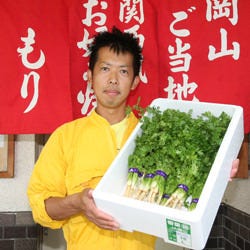 岡山居酒屋風お好み焼き もり 自慢の食材 岡山パクチー 岡パク ぐるなび