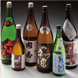 花凜スタッフの「きき酒師」がお料理に合った日本酒を多彩にご用意しています。