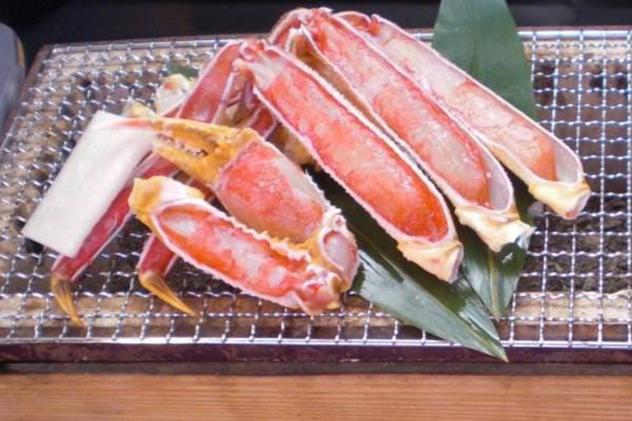 盛しげコース 炭火焼きガニかカニちり どちらか選んでいただきます の詳細 盛しげ 宇治 かに料理 ぐるなび