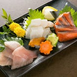 旬のお魚を使用したお刺身3点盛り【東京都】