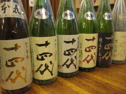 自慢の日本酒が、たくさんあります！