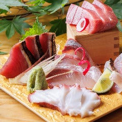 本日のお造り盛り合わせ