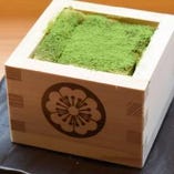 升に入った抹茶のティラミス 升に入った抹茶のティラミス