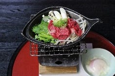 懐石料理の一人すき焼き