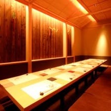 特別なひと時を過ごす個室